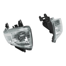 Motorcycle Front Turn Signal Lights Lens Blinker Indicator for ER6N ER6F ER6R 2009-2011 Accessories Clear Lens