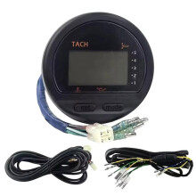 6Y5-8350T-D1 Digitaler Multifunktions-Drehzahlmesser mit Kabelbaum für 225PS 250PS Außenbordmotor 6Y5-8350T-01-00