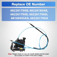 L+R Sliding Door Lock Actuator for Ram 1500 2500 3500 2014-2018 Door Lock Actuator 68226179AB 68226180AB