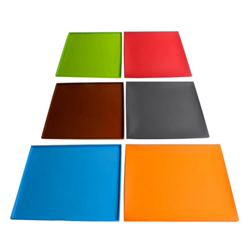 6PC Silicone Baking Mat Cake Roll Pad Macaron Roll Oven Mat Bakeware Baking-Tools Kitchen Accessories Random Colour 1