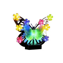 Solar Outdoor Butterfly Wall Decorative Lights Waterproof Butterfly Decoration for Outside Patio Yard Porch Garden B