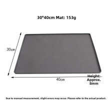 3 Piezas Alfombrilla de Silicona para Hornear, Almohadilla para Rollos de Pastel, Alfombrilla para Horno de Macarons, Utensilios de Hornear,