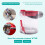 Replacement Dust Bin Compatible with  V7 V8, Clear Dust Cup Container with Cleaning Brush, Handheld Vacuum Cleaner Part 6