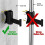 Wall Mounted Retractable Belt Barrier, 2 Pack Crowd Control Wall Barrier with 16.4 Ft Belt for Retail Stores 4