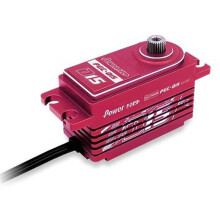 Power HD Servo Digital D15 para Carro de Corrida Elétrico A Óleo 1:10 / Servo de Corpo Curto para Drone RC para Drone Modelo (Vermelho)
