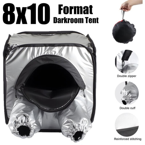Large Portable Darkroom Tent Foldable Film Changing Loading Bag for 8X10 Camera Negative Developing Equipment 2