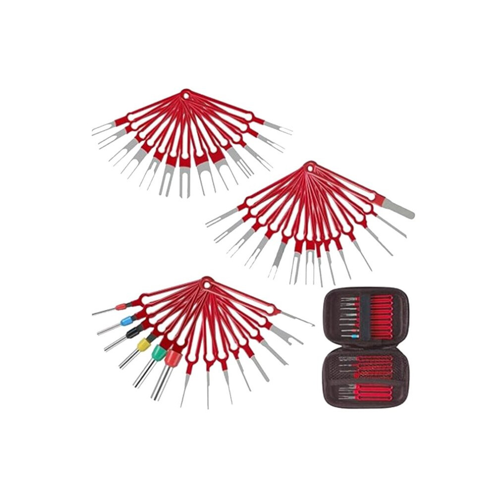 41Pcs Terminal Removal Tool Kit Pin Extractor Tool Wire Connector Ejector Set With Protective Bag For Car Automotive 4713887936343