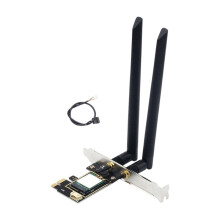 WiFi 5 PCI-E Wireless 8265AC Network Card Adapter Dual Band 2.4G/5GHz 1200Mbps 4.2 Desktop for Win7/8/10/11