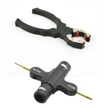 M5 Quad-Schlüssel mit Integriertem Einweglager-Werkzeug 1,5 mm/2 mm Schraubendreher Freigabe Propeller Bürstenloser Motor
