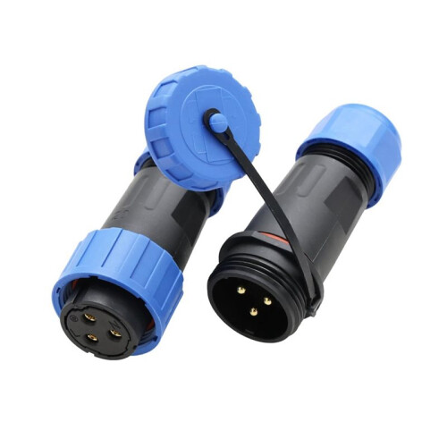 GEYA SD20 Aviation Waterproof Connector, 3-Pin Solder Connection Cable Plug & Socket, in- Male/Female Docking 1