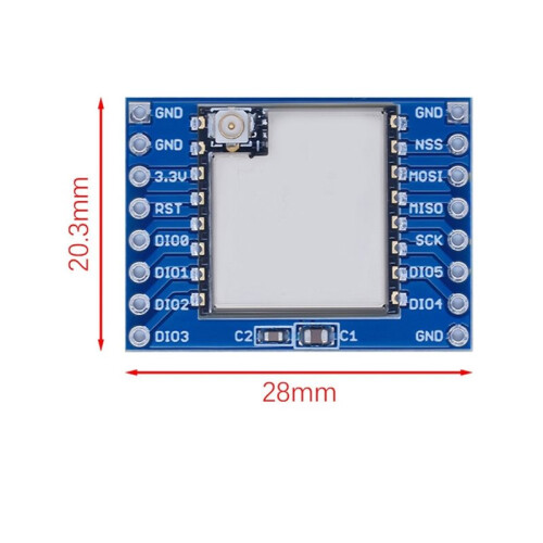 2PCS SX1278 LoRa Module 433M 10KM Ra-02 Wireless Module Ai-Thinker LoRa Module Spread Spectrum Transmission Electronic 1