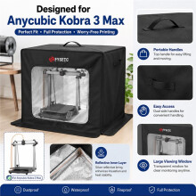 FYSETC Dust Cover for  Kobra 3 Max Space-Saving Design and Dustproof Dust Cover for Kobra 3 Max 3D Printer Parts