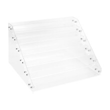 Acrylic Display Rack, Multi-Level Ladder Display Rack of Nails Salon, Lipstick Box, Cosmetics Storage Rack