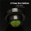 Vinyl Clamp LP Disc Stabilizer 50Hz Record Weight Stabilizer with Turntable Level and Strobe Scale for Phonograp Black 5