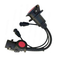 EBS/ABS-Diagnoseadapter für Anhängerkabel für CAN 24V Schwerlast-Lkw 7-Poliger 9-Poliger Diagnosestecker für WDI