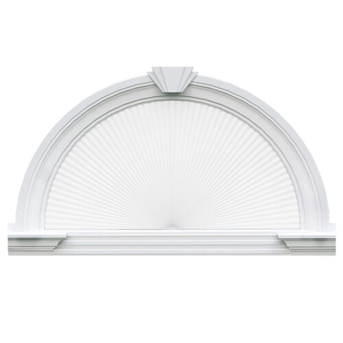 Custom Arched Honeycomb Blinds for Window Shapes - Semicircular Cellular Shades 1