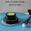 Vinyl Clamp LP Disc Stabilizer 50Hz Record Weight Stabilizer with Turntable Level and Strobe Scale for Phonograp Silver 7