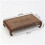 Support Rectangulaire en Bois Gris pour Articles Ménagers, Style Oriental 4 7