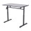 Living And Home 80*60cm Manual Height-Adjustable Office Desk in Black 1