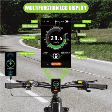 BAFANG LCD DPC18 UART Protocol Display ALLEEN voor Bafang Mid Motor BBS01B BBS02B BBSHD M620 G510 M400 G330 36V 48V 52V