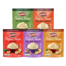 Idahoan Perfect Mash Potato Variety Pack of 5 x 109g - Instant Mashed Potato But
