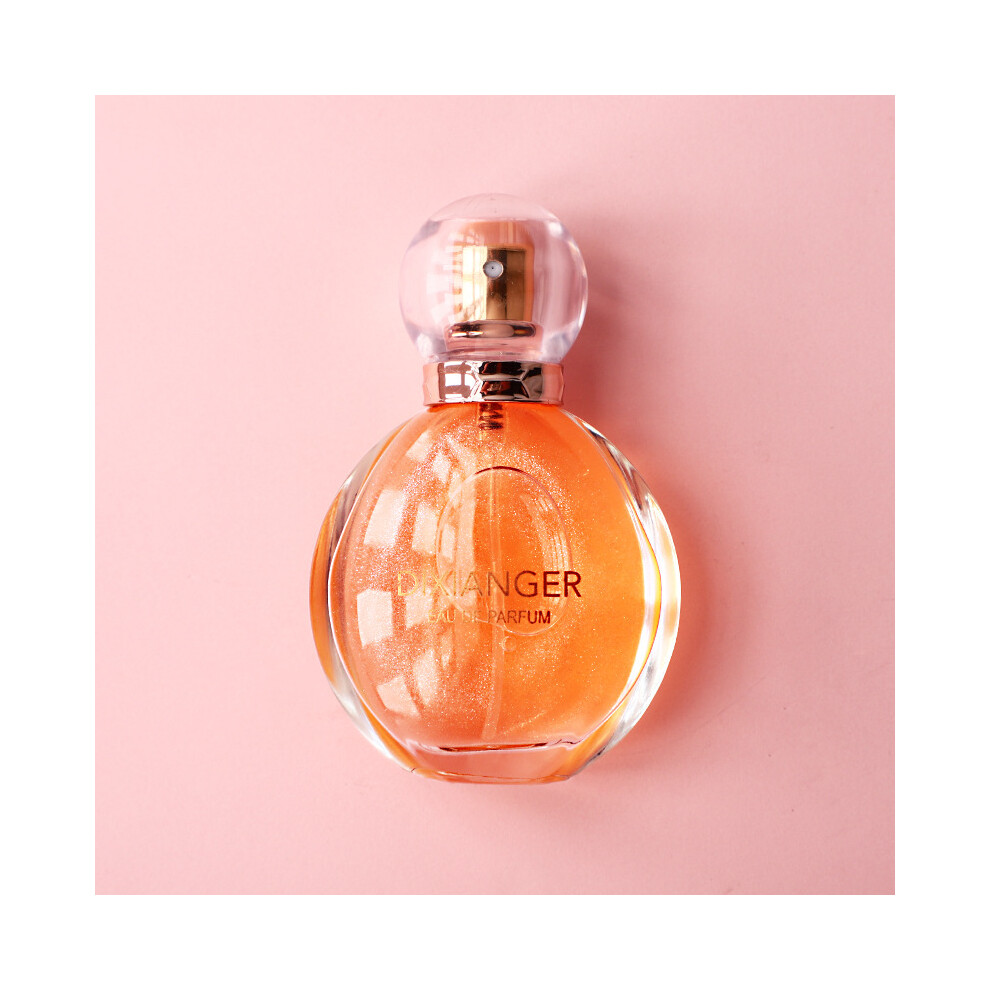 Warmkiss (Dxr241 Gilt Shaohua Gold) Dixianger Shimmer Quicksand Perfume For Women, Fresh Light Fragrance Daily Eau De Toilette