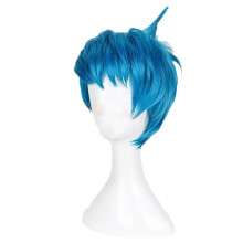 Headgear Anime Film Inside Out Happy Character Cos Wig Lady Ball Role Play Headwear Chemical Fiber Short Hair