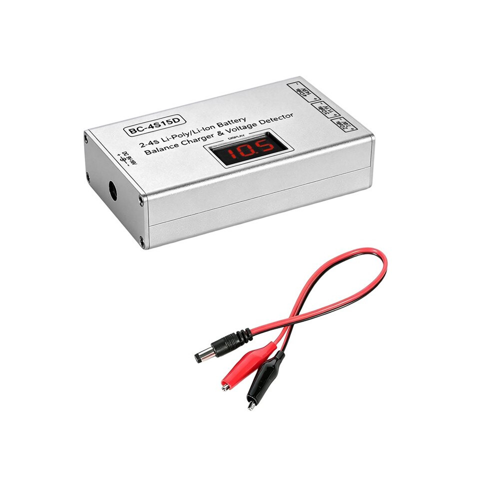 Bc-4S15d Lithium Lipo Battery Balance Charger Voltage Detector Lcd Digital Display Balance Charger For Rc Battery 6031254255650