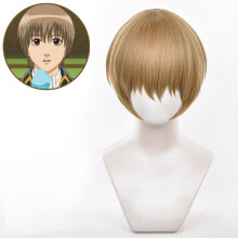 Role Simulation Wig Music Festival Man Clothing Match Short Hair Anime Gintama Police Captain Character Wig Cover