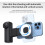 Single-Axis Phone Grip with  LED Selfie Light, Adjustable Angle Stabilizer Handle for Smartphone Photography 4