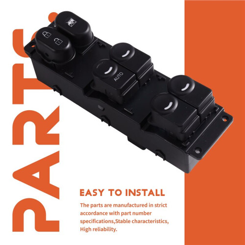 4PCS 93570-1R211 93580-1R200 Front Left Window Control  Passenger Button for  Accent 2015 2016 2017 1