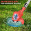 21V Cordless Grass Trimmer Lawn Edger Battery 4
