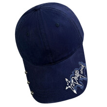 Modische Baseballkappe aus Baumwolle mit-Marineblau