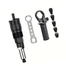Universal Power Drill Riveting Attachment Features Ergonomic-B