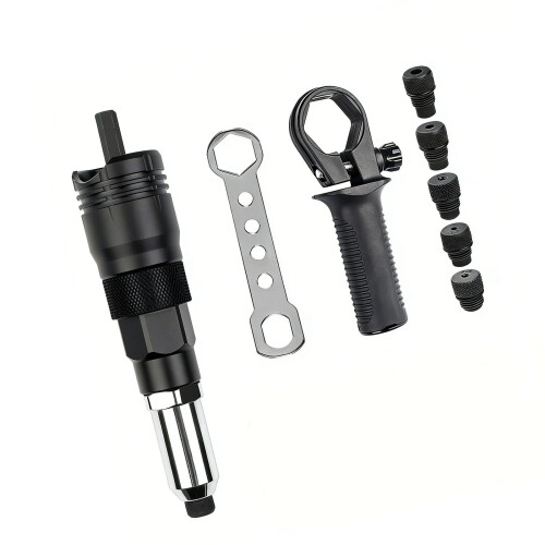 Universal Power Drill Riveting Attachment Features Ergonomic-B