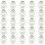 Electric Toothbrush Charging Base Mat, Waterproof Draining Protector Cover White 1