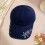 Distressed Baseball Hat With Embroidery Pattern Design-Black 11