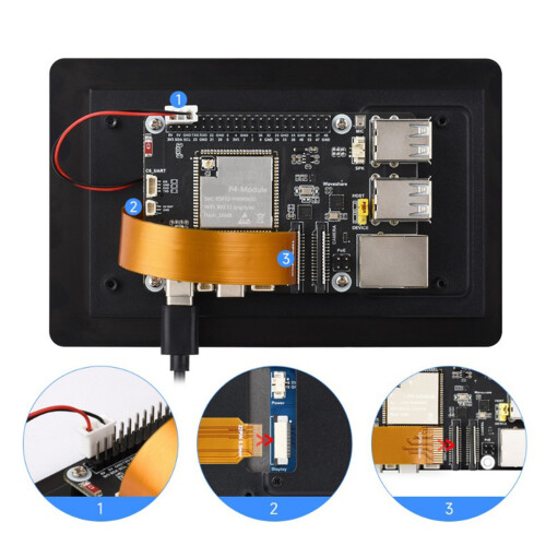 Dünnes 5-Zoll-IPS-Display mit-ohne Gehäuse 2