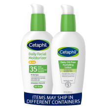 Cetaphil Daily Hydrating Lotion for Face, Hyaluronic Acid, 3 oz Face Moisturizer, Daily Oil Free Facial Moisturizer with SPF 35