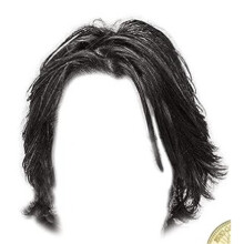 Cosplay Vincent  Vega Wig Halloween Men's Wig with Short Straight Hair, Stage Performance Props, Hairstyle Headgear