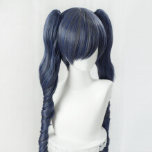 (B) Cos Wig Anime Black Butler Protagonist Modeling Short Hair Ball Woman Evening Dress Match Twintails Long Hair
