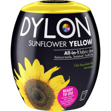 DYLON Washing Machine Fabric Dye Pod for Clothes & Soft Furnishings, 350g – Sunflower Yellow