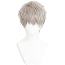 Role Wig Game Love and Deepspace Male Lead Modeling Wig Cover Man Daily Clothing Match Slightly Curled Edge Short Hair