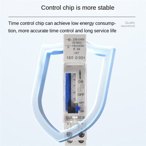 Timer for  24Hours Relay Electrical Programmable 110V220V 16A Rail Mechanical Pump Motor Transparent Oxygenerator