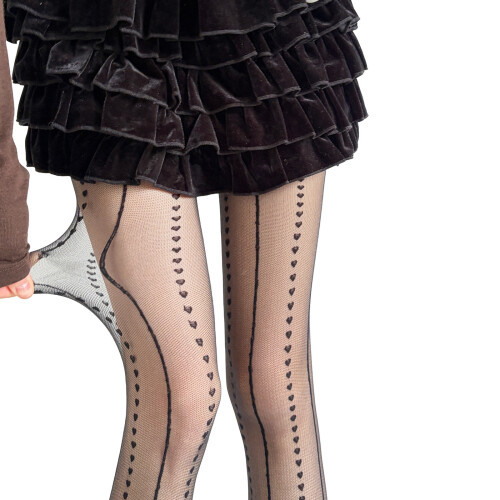 Leggings de bas en résille à-Couleur du système d'exploitation 2