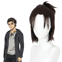 Cos Wig Anime Attack on Titan Role Hair Binding Modeling Headgear Halloween Role Playing Man Headwear Wig Cover