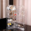 Le support de vitrine de boucles d'oreilles en plastique-Clair 3