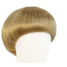 (B) Man Fluffy Versatile Mushroom Head Anime Cosplay Headwear Nature Short Hair Wig Man Daily Clothing Match Colorful Bob Haircut