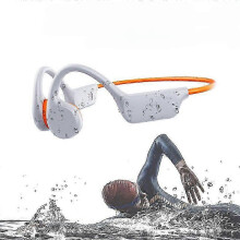 25-26 Bone Conduction Headphones IPX8 Waterproof Swimming Headphones with Built-in MP3 Player 32GB Memory, Bluetooth 5.3 Open-Ear Headset