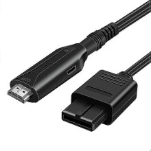 HDMI Converter Cable for N64 and SNES, Plug and Play Adapter with Stable Signal, Easy Setup, and Clear Output
